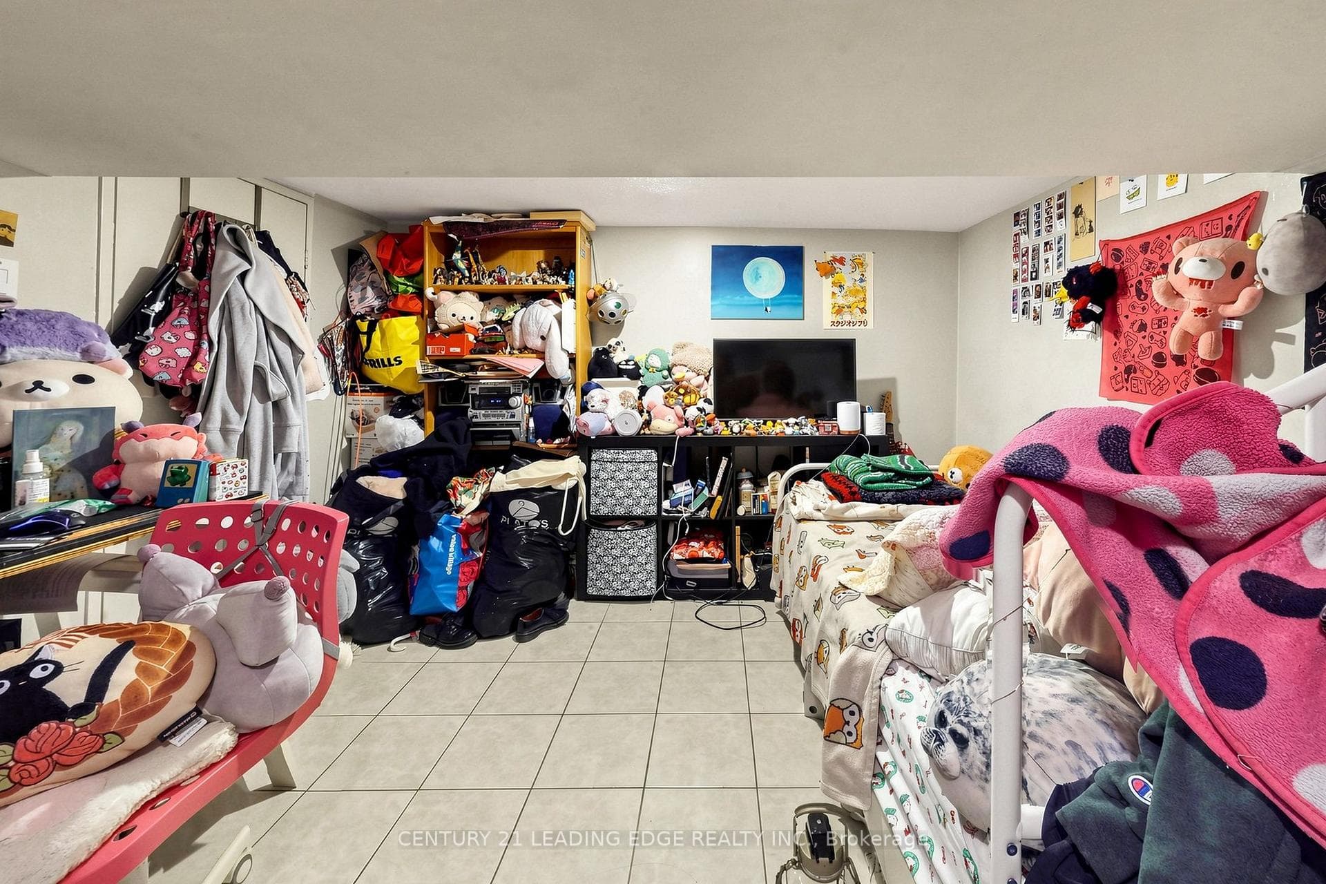 Lower Level Oversized Den W/ Door