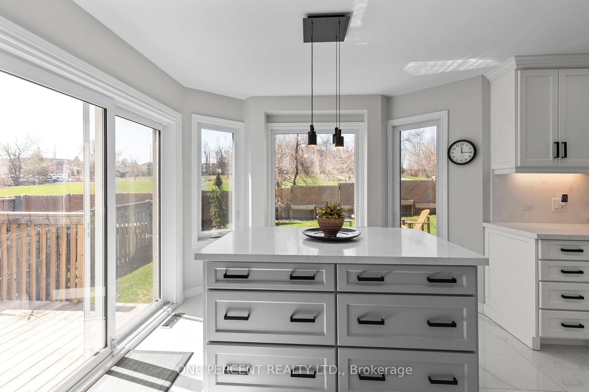Well-maintained home features an updated kitchen