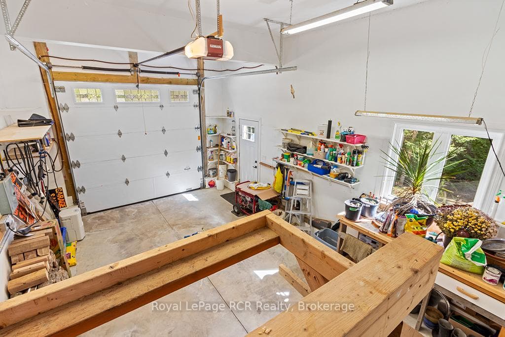 Oversized & fully finished attached garage.