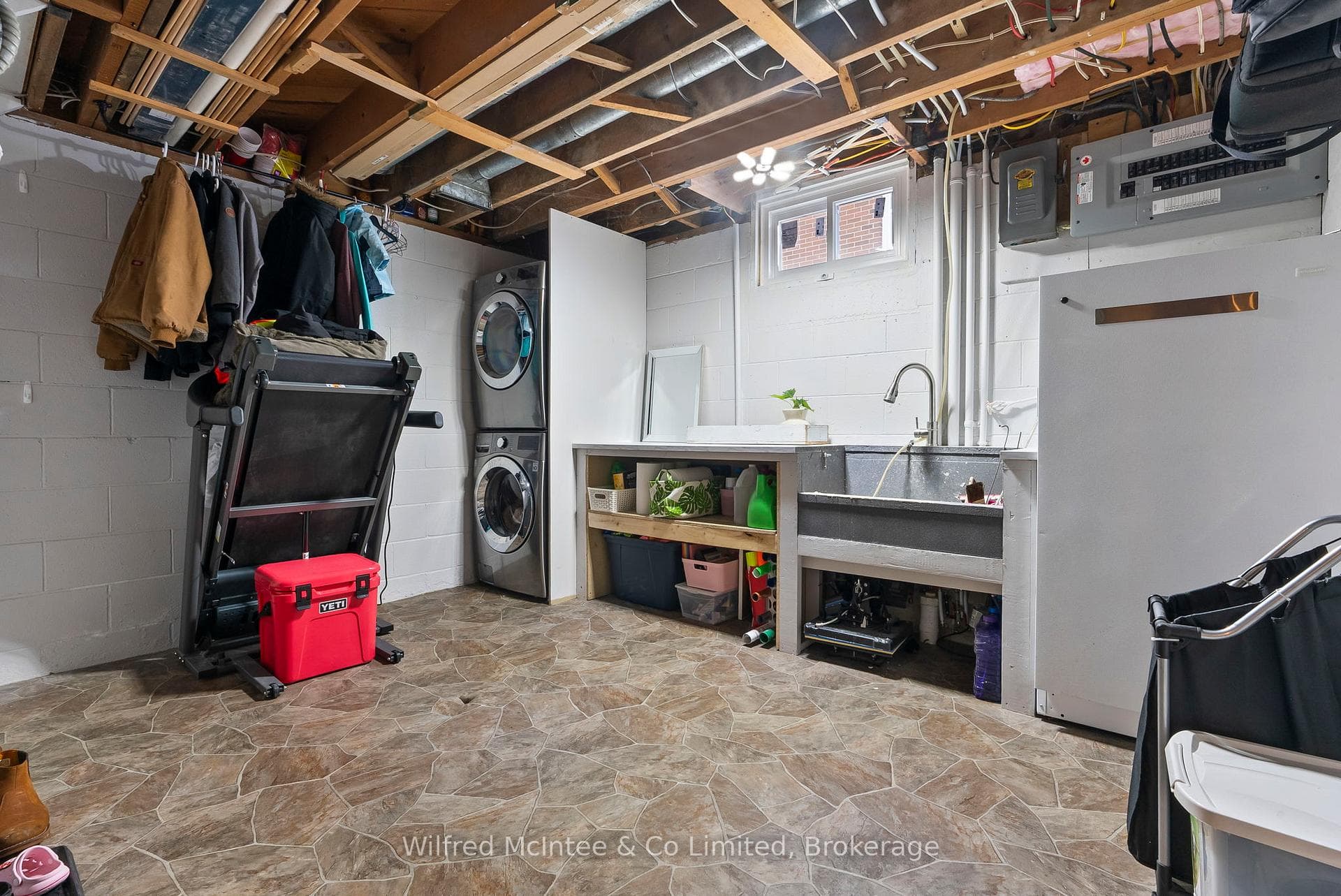 Basement laundry