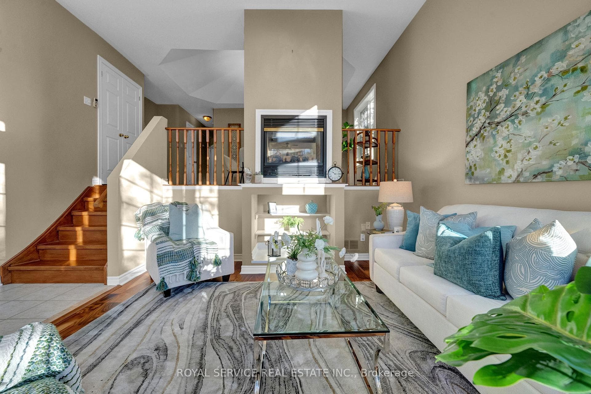 Natural Light filters through the home
