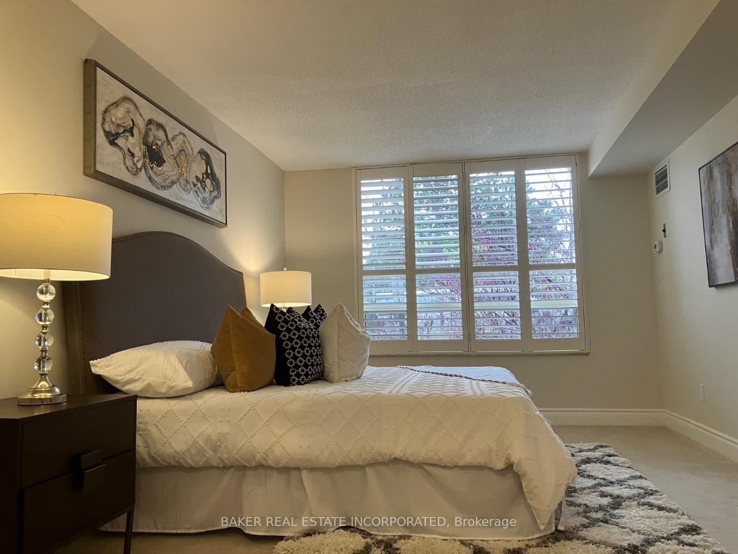 Unit 113 Primary Bedroom - Staged