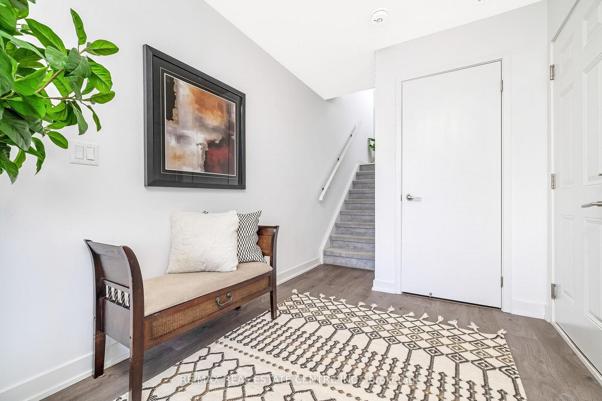 Access to garage and utility room