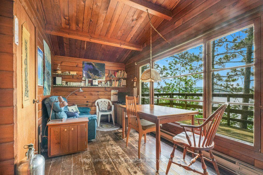 Dining with View of Blackstone Lake