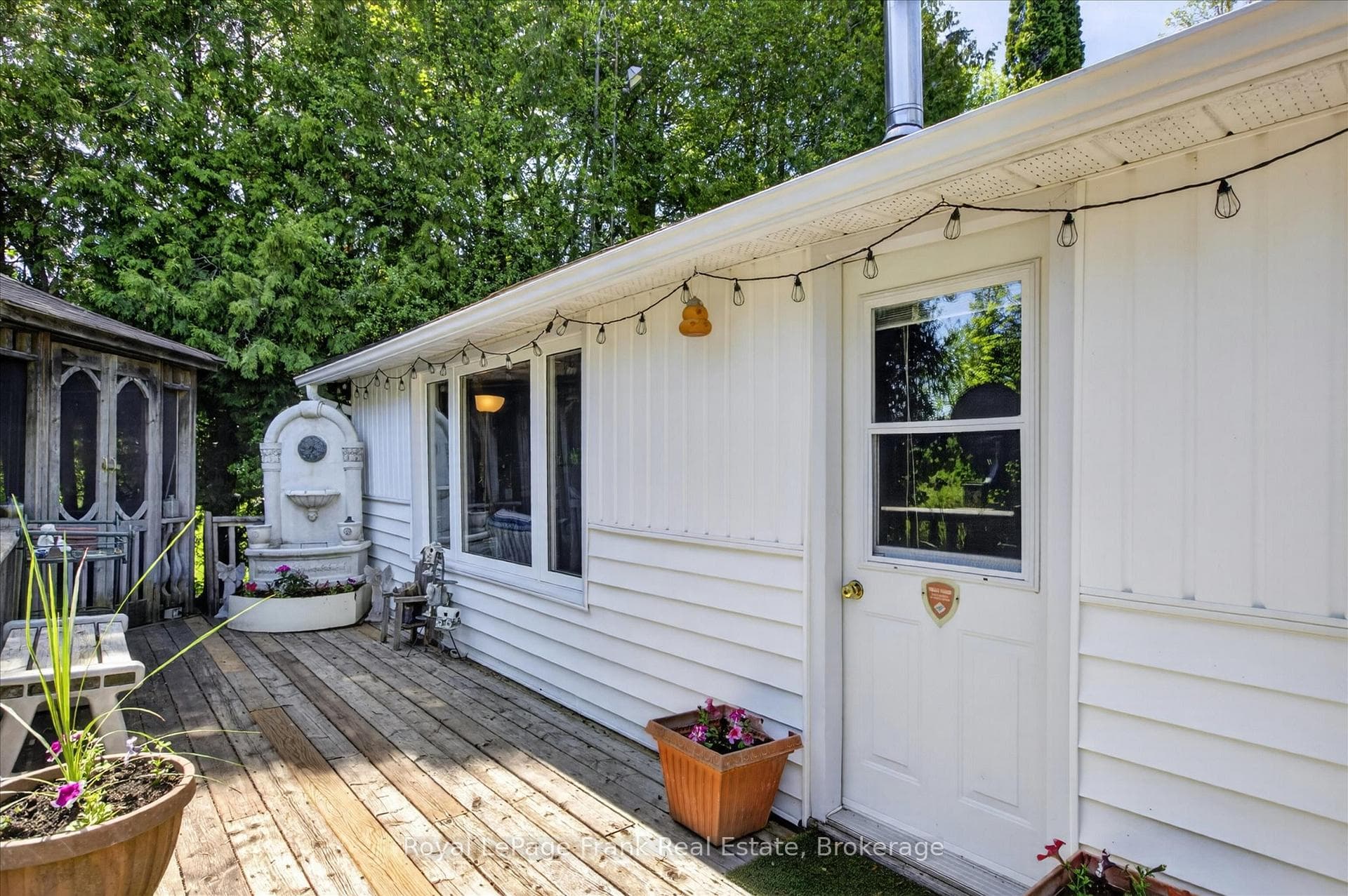 Access to living room from front deck