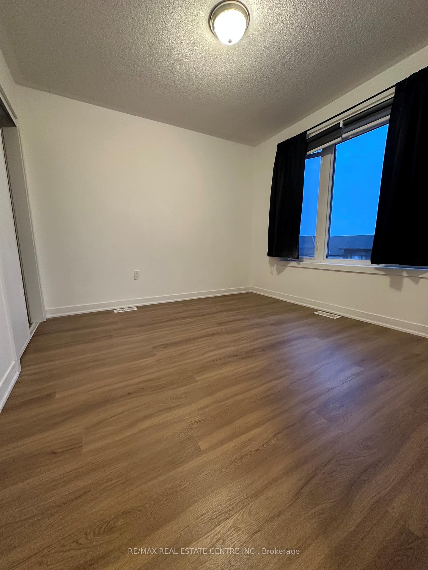 new laminated floor of room