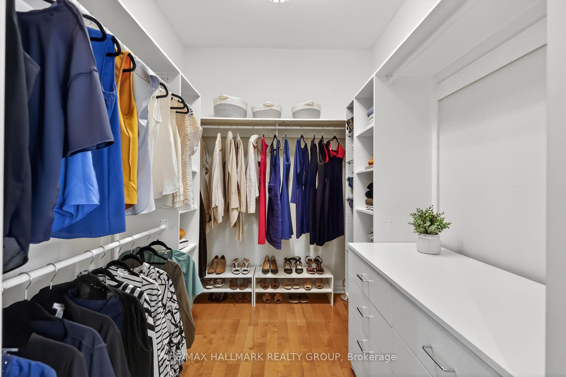 Dual closets for effortless organization