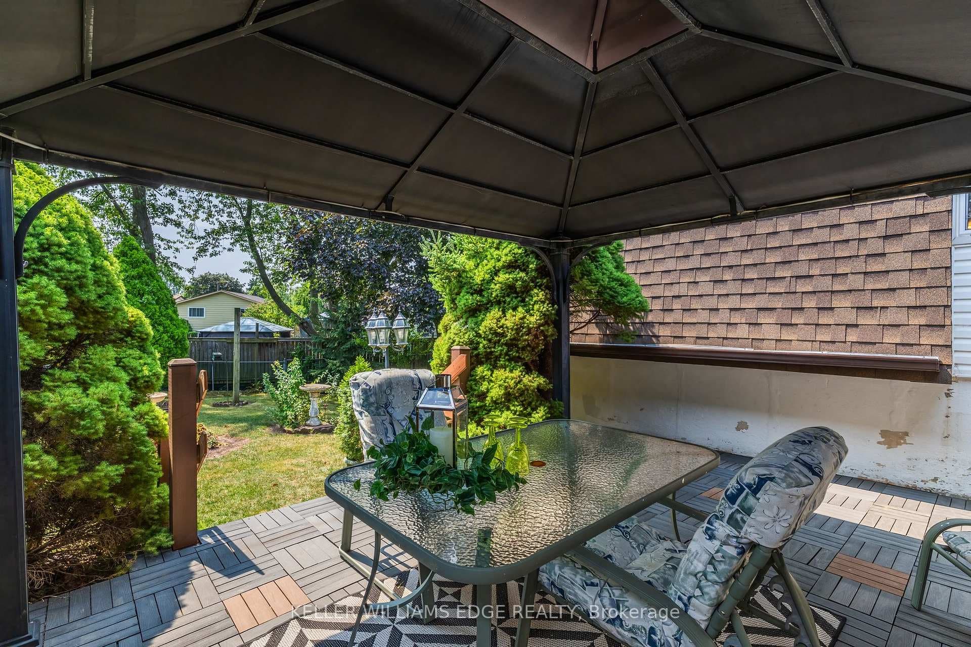 Backyard deck & Gazebo