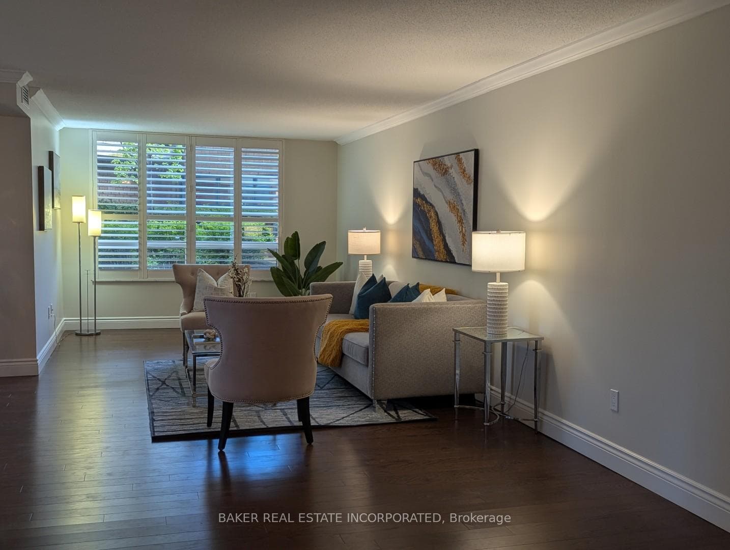 Unit 113 Living - Staged