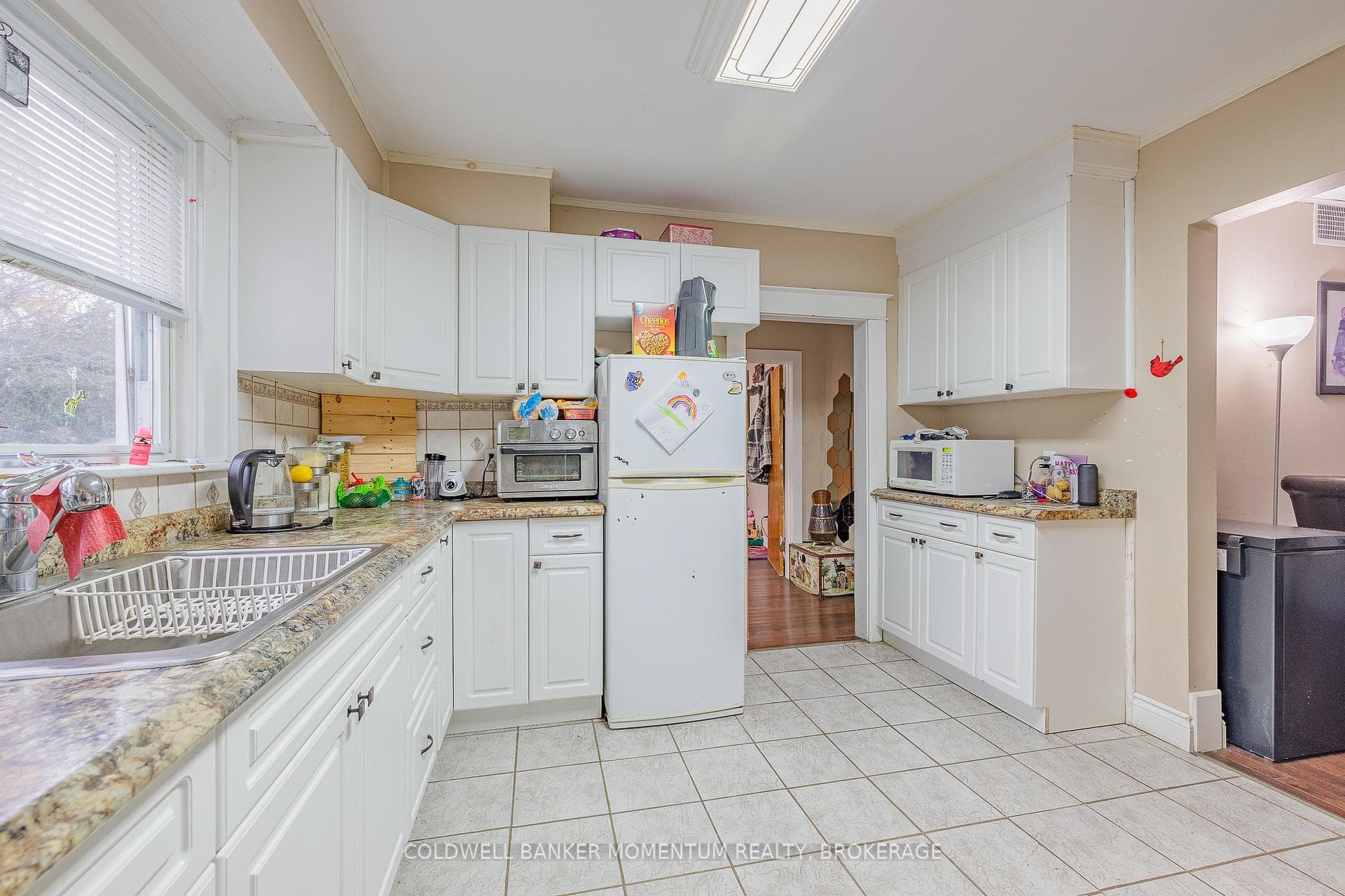 Spacious kitchen in main floor unit