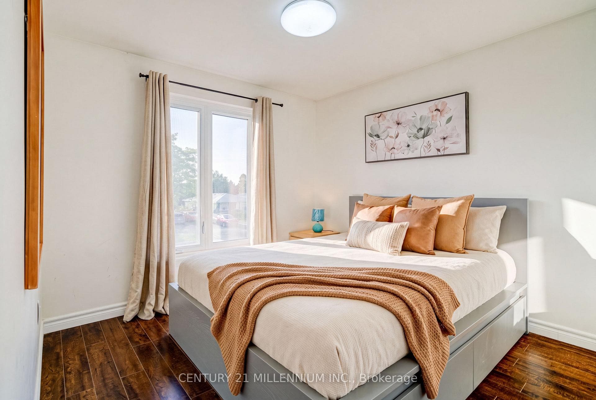 Virtually Staged Bed Room