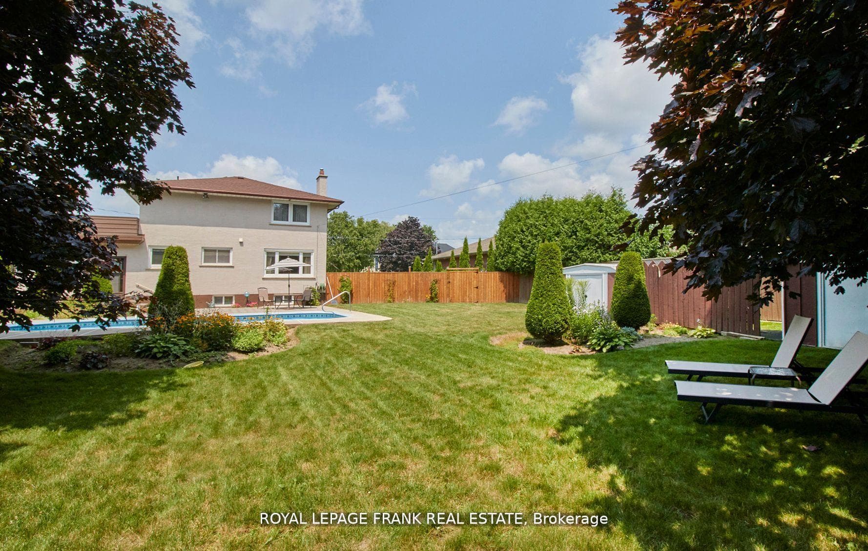 Level Lot with Mature Trees