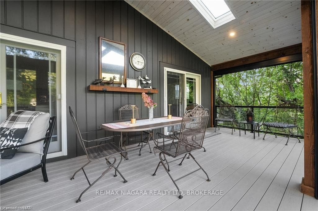 View of deck