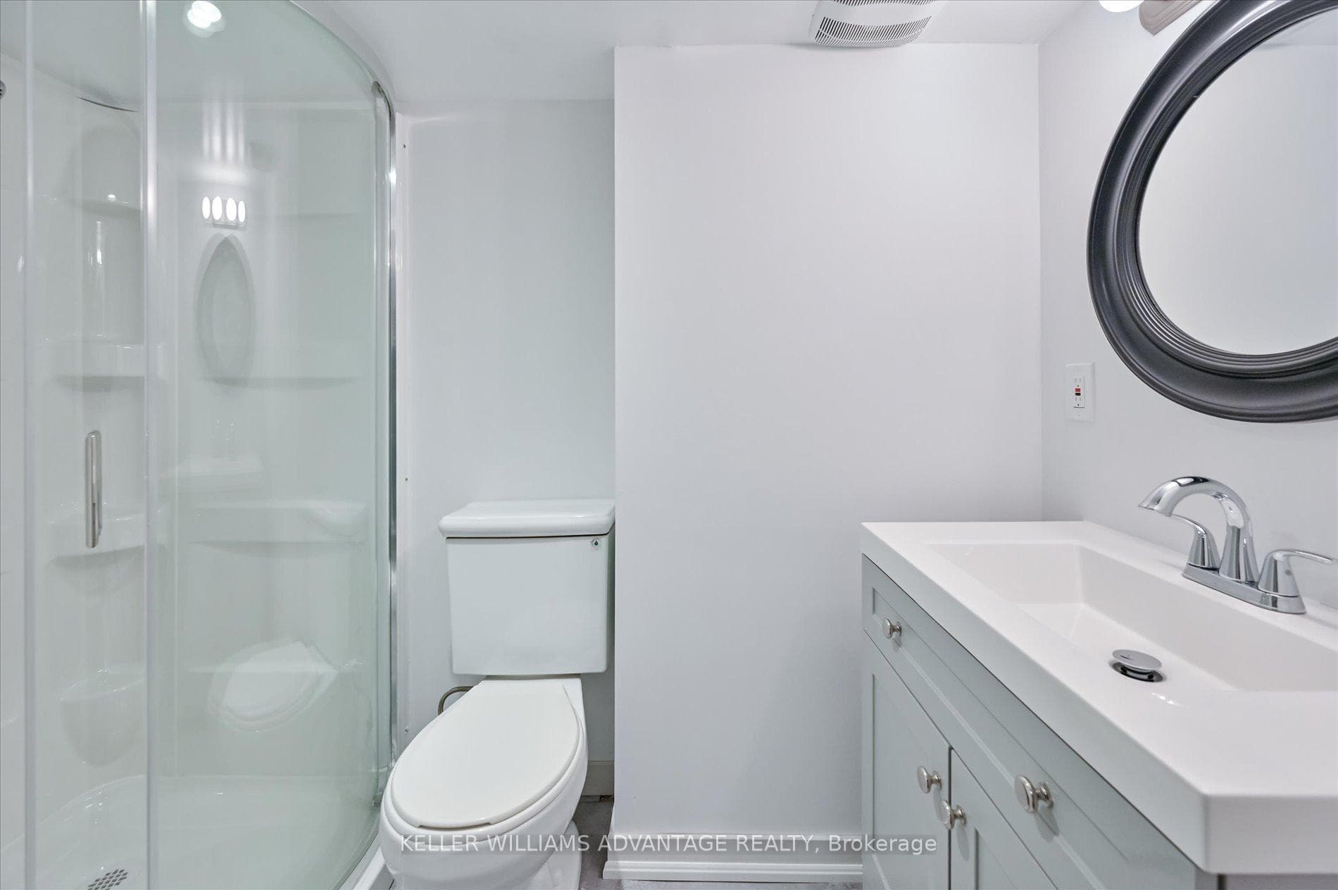Basement three piece bathroom