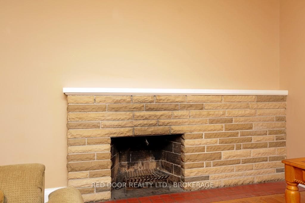 Living Room Natural Fireplace
