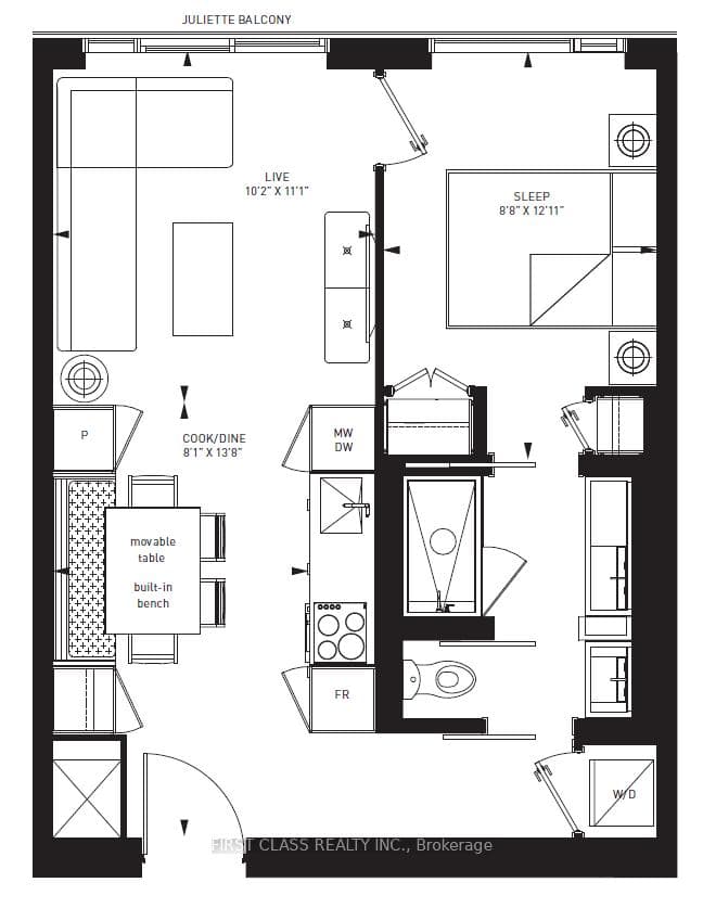 55 Charles Street Unit 3302 photo 16