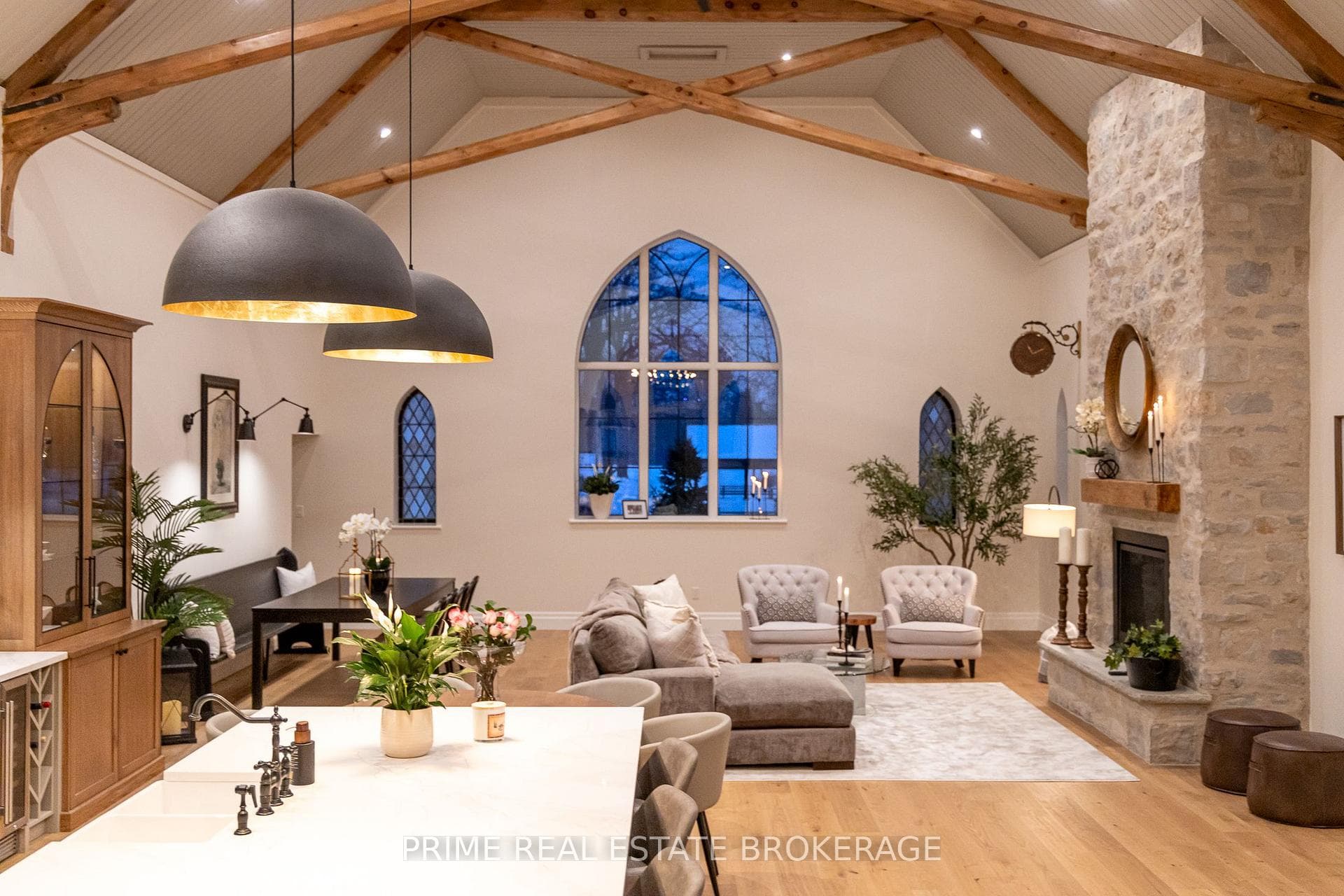 Original Hand-Hewn Beams