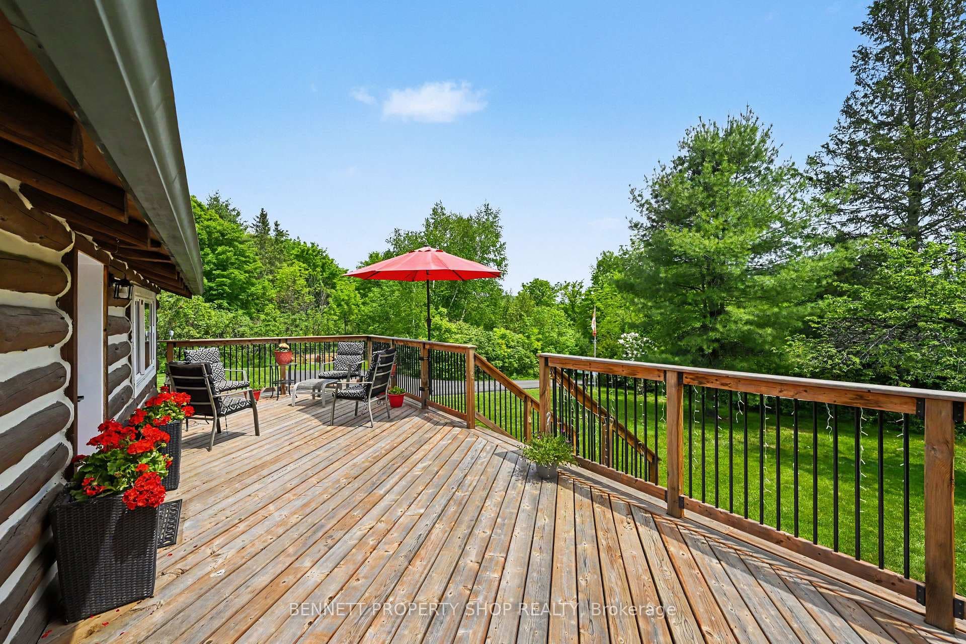 Morning coffee and peace on the deck