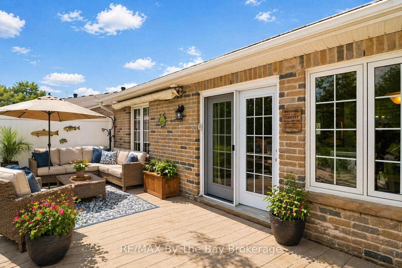 digitally enhanced patio
