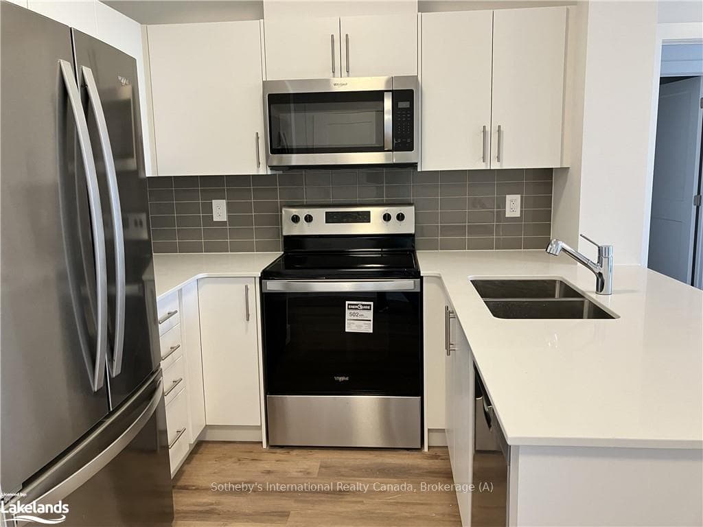 New SS appliances in kitchen