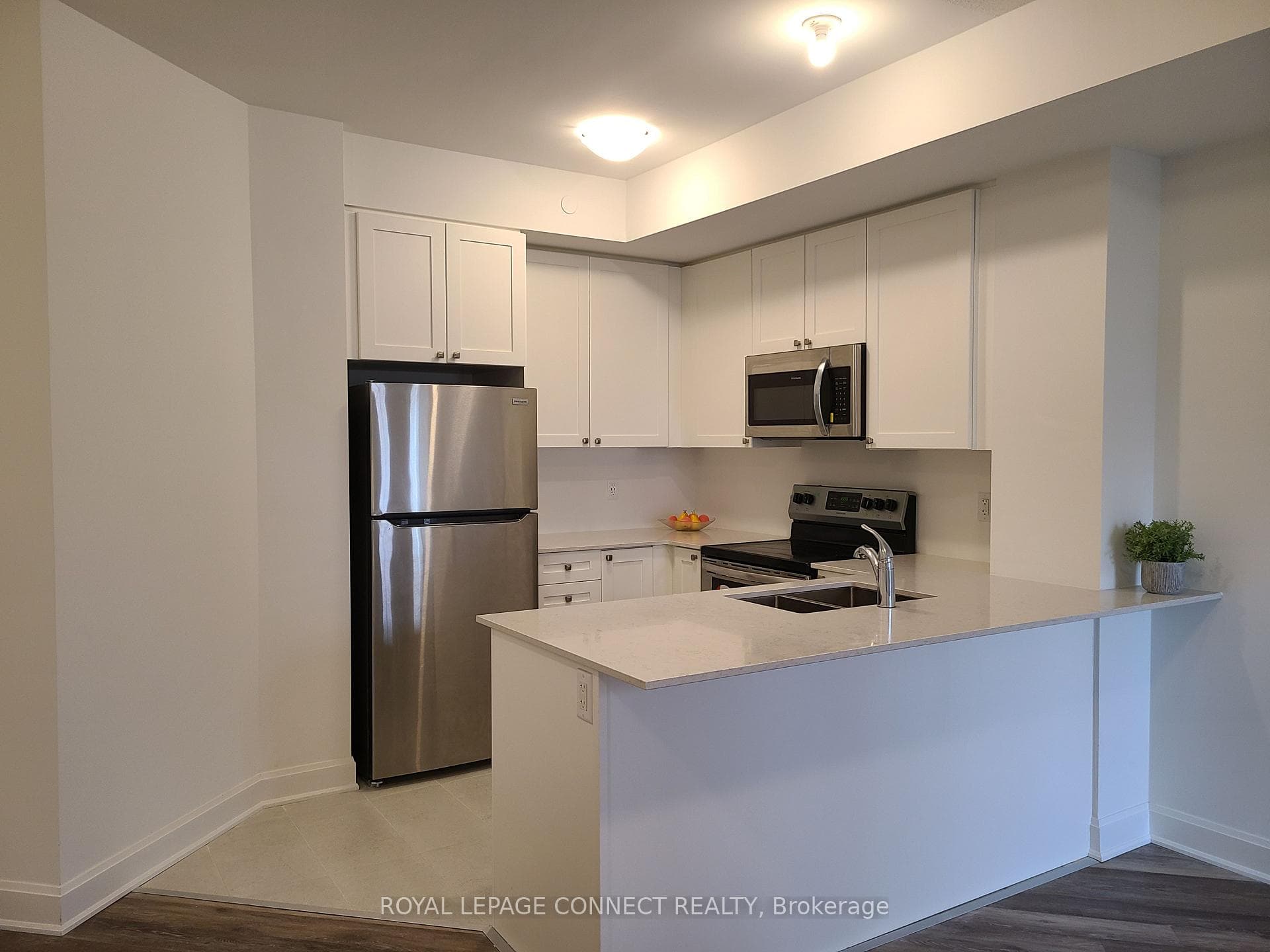 Modern Kitchen with Quartz Counters
