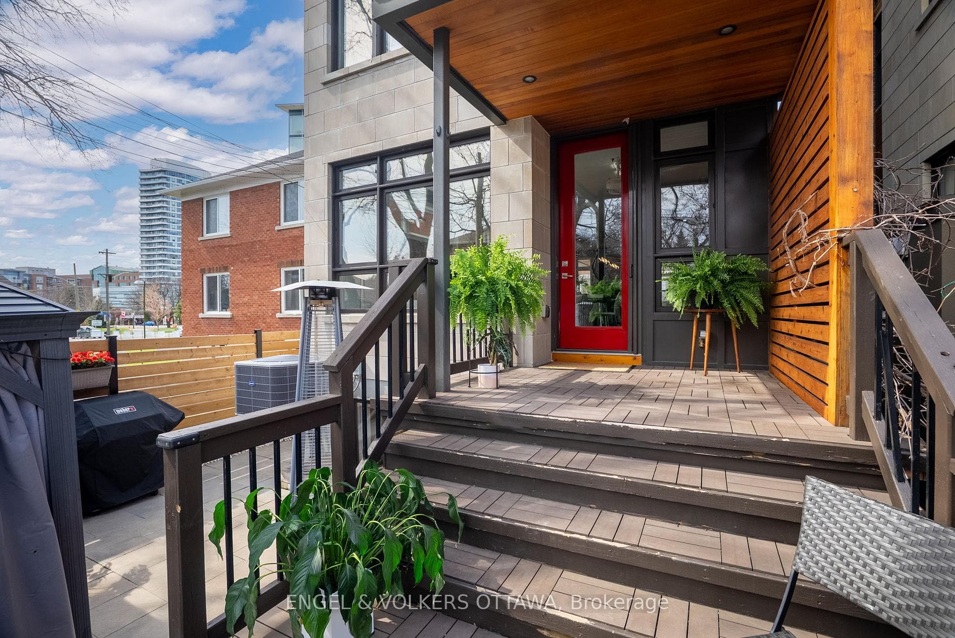 Inviting entrance to outdoor retreat