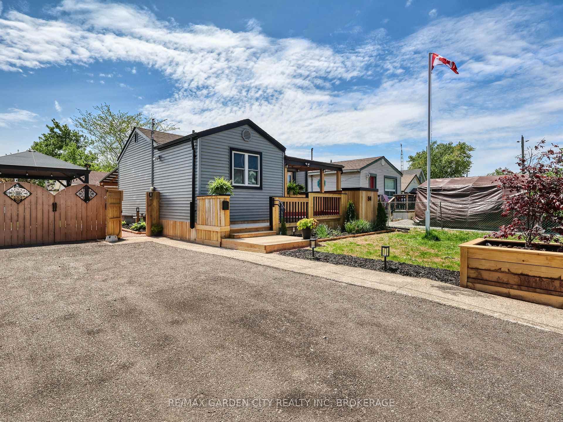 Gate entrance to back yard