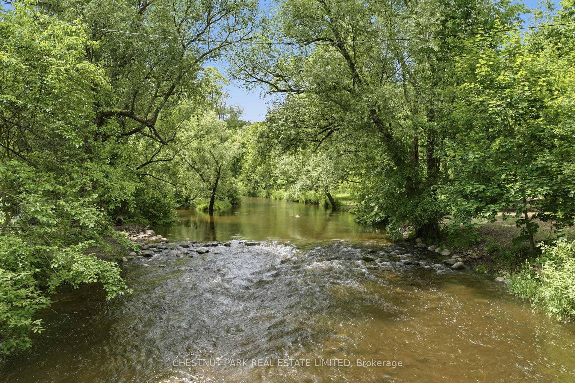 Gated access to Lowville Park Creek