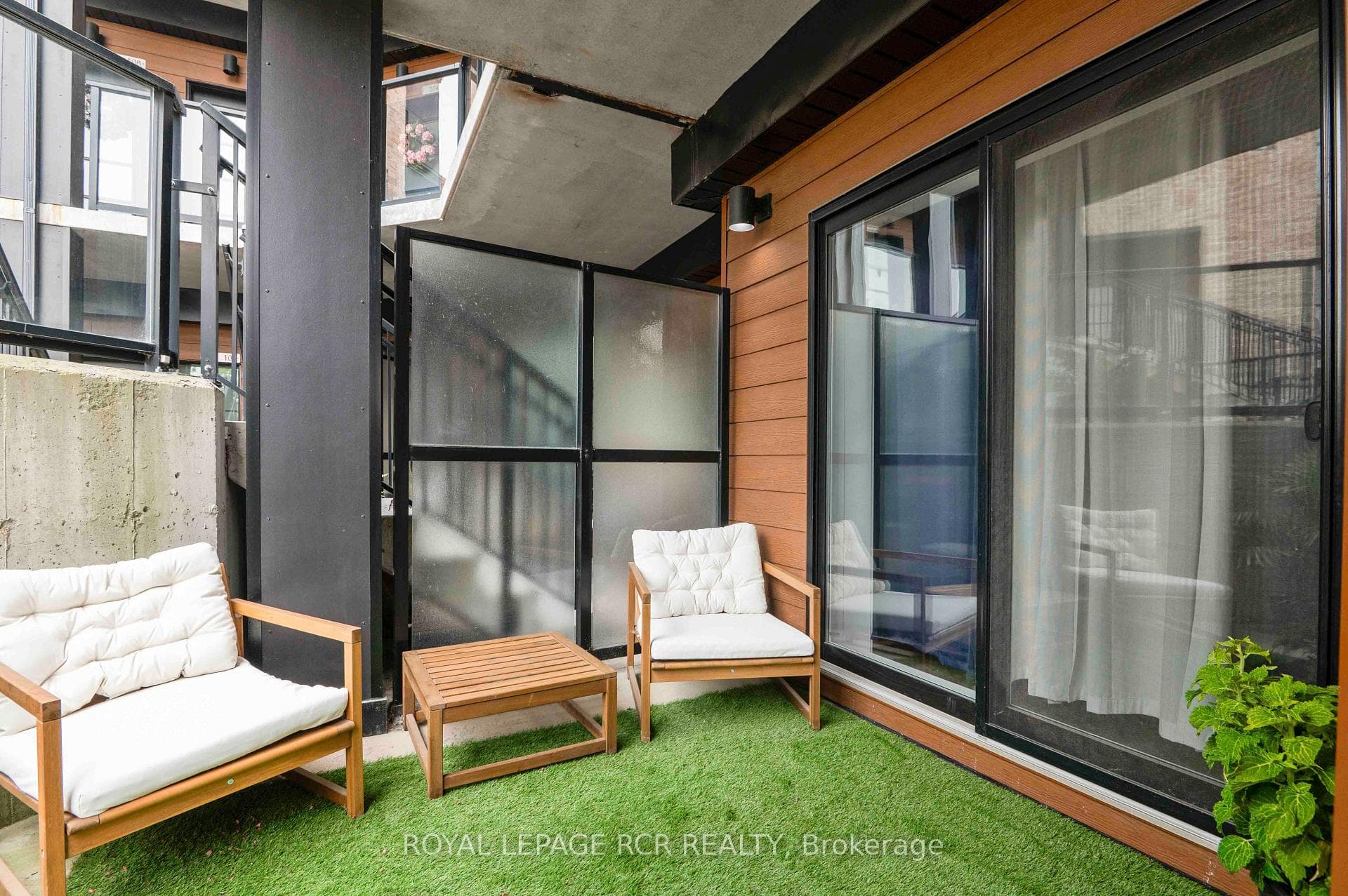 Outdoor patio area