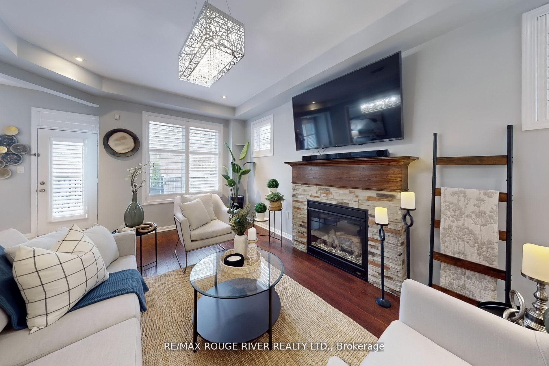 Cozy Gas Fireplace