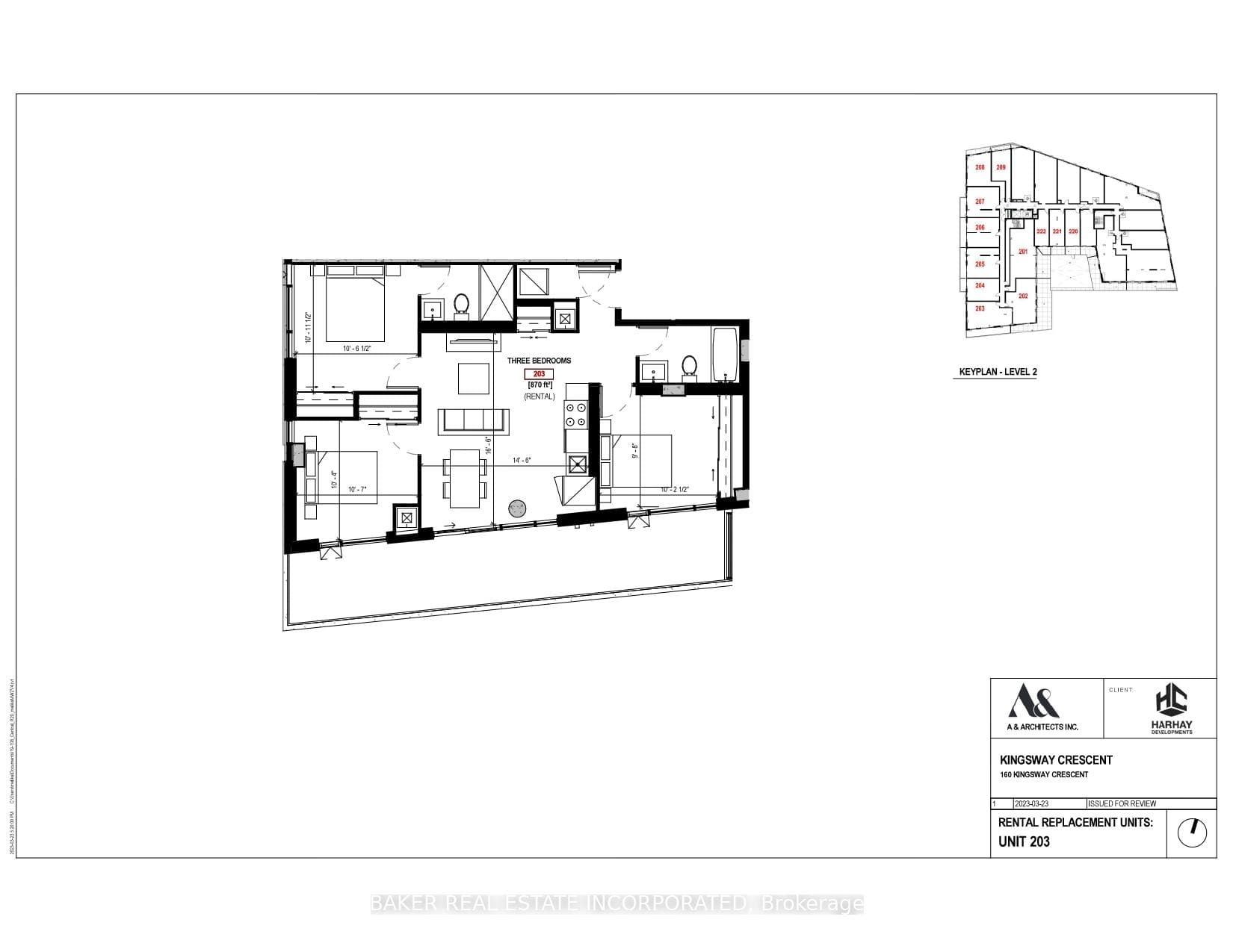 Unit 203 - Floor Plan