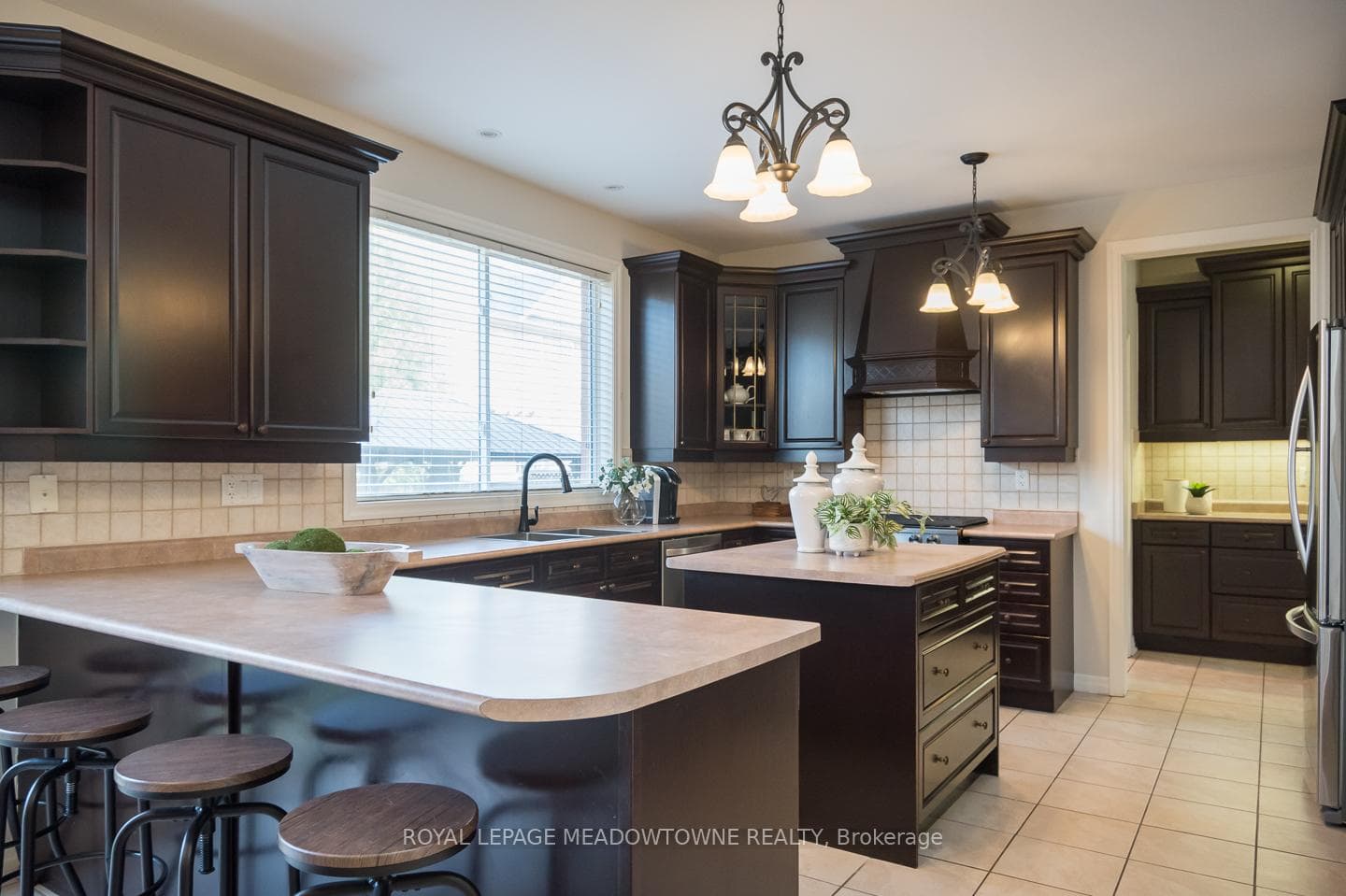 Lots of counter space & beautiful cabinetry