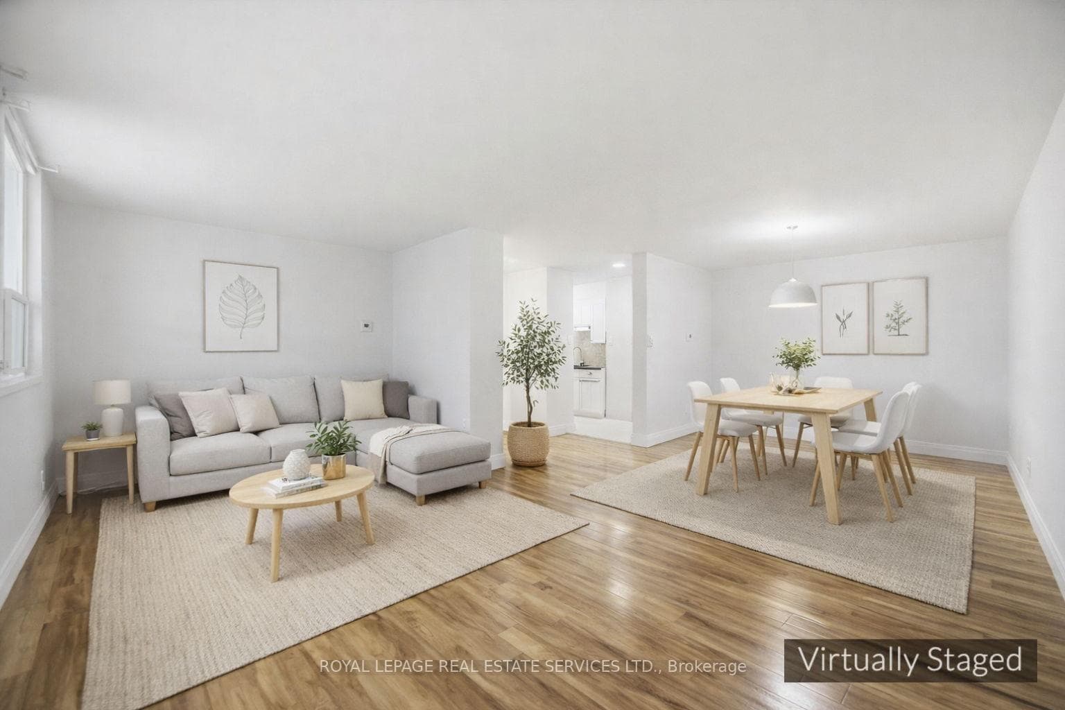 Huge combined living/dining room