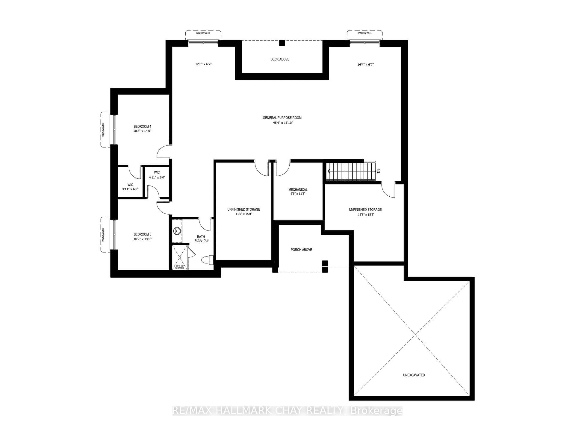 Optional - Standard Basement Plan