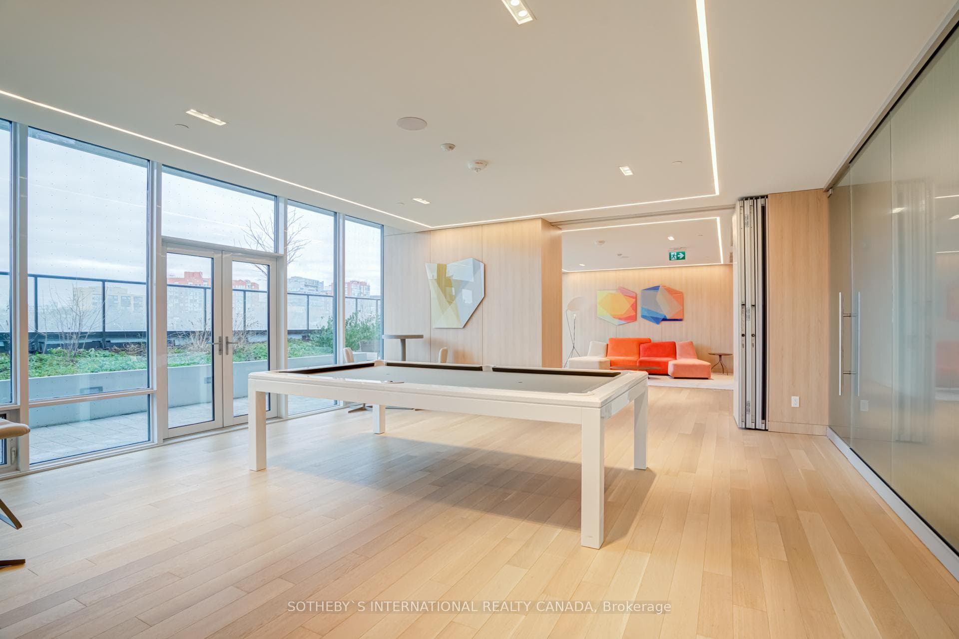 Billiards room