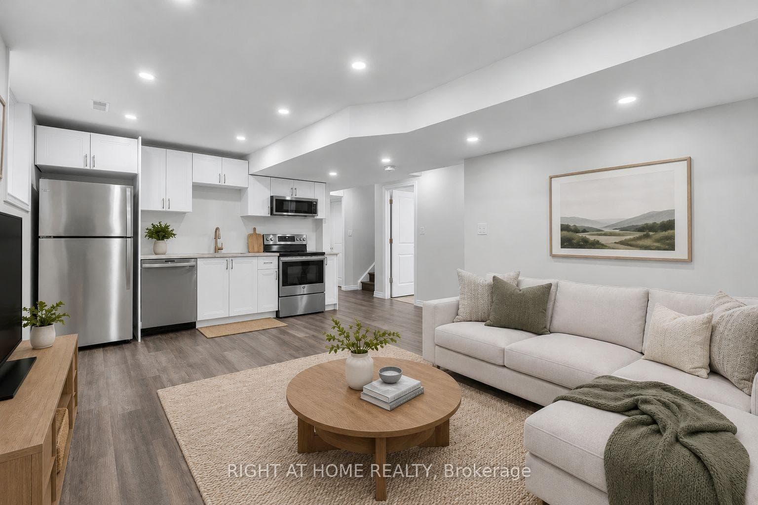 Basement Living/Dining(Virtually Staged Photo)
