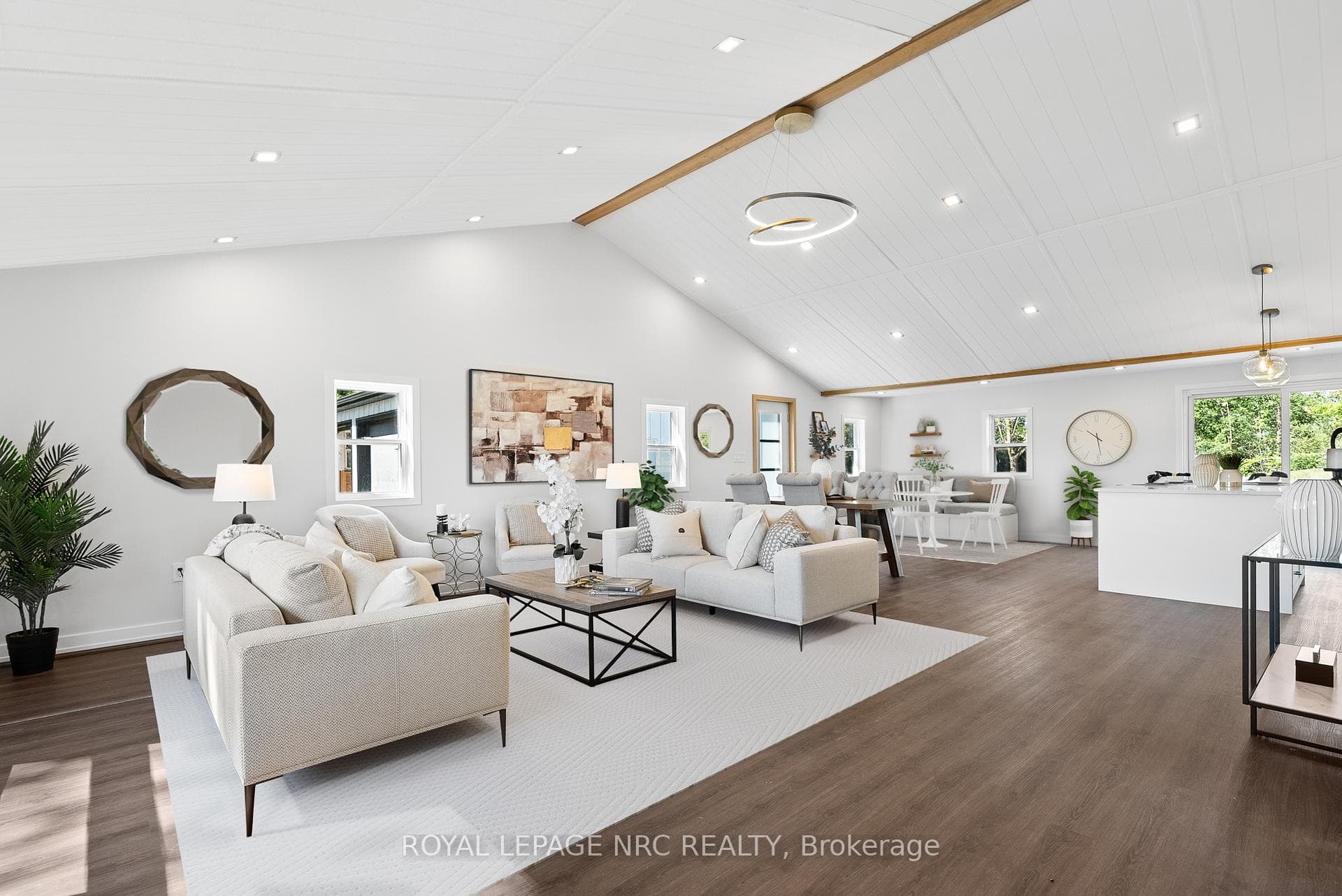 Open Concept L/R, D/R, Breakfast Nook & Kitchen