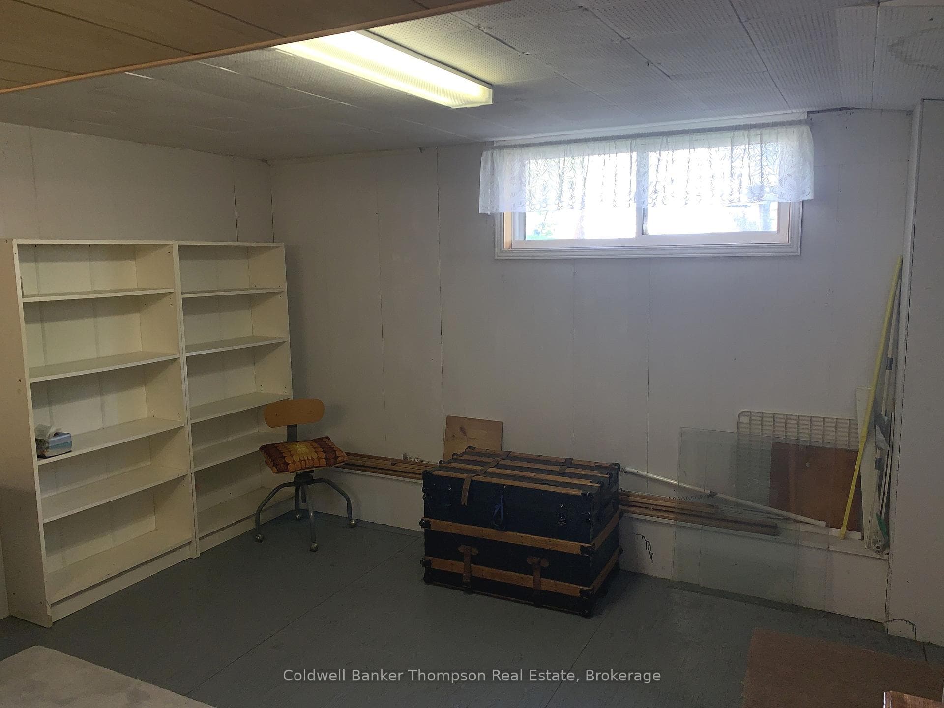 Finished Room in Basement was used as Sewing Room