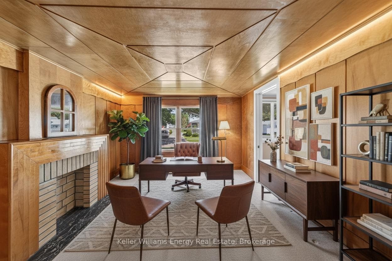 Staged Main Floor Den