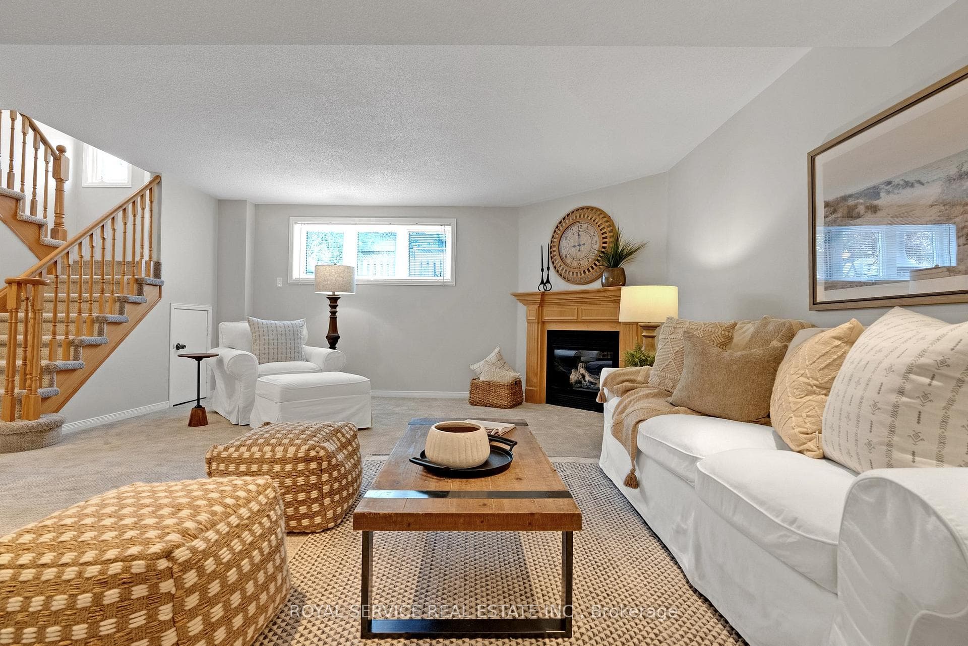 Gas Fireplace, Natural Light, Walk Up to Backyard