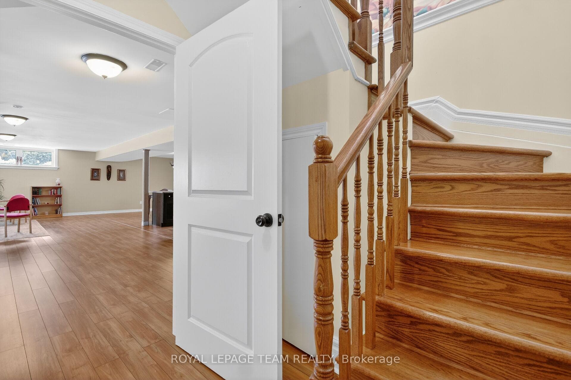 Stairs to lower level