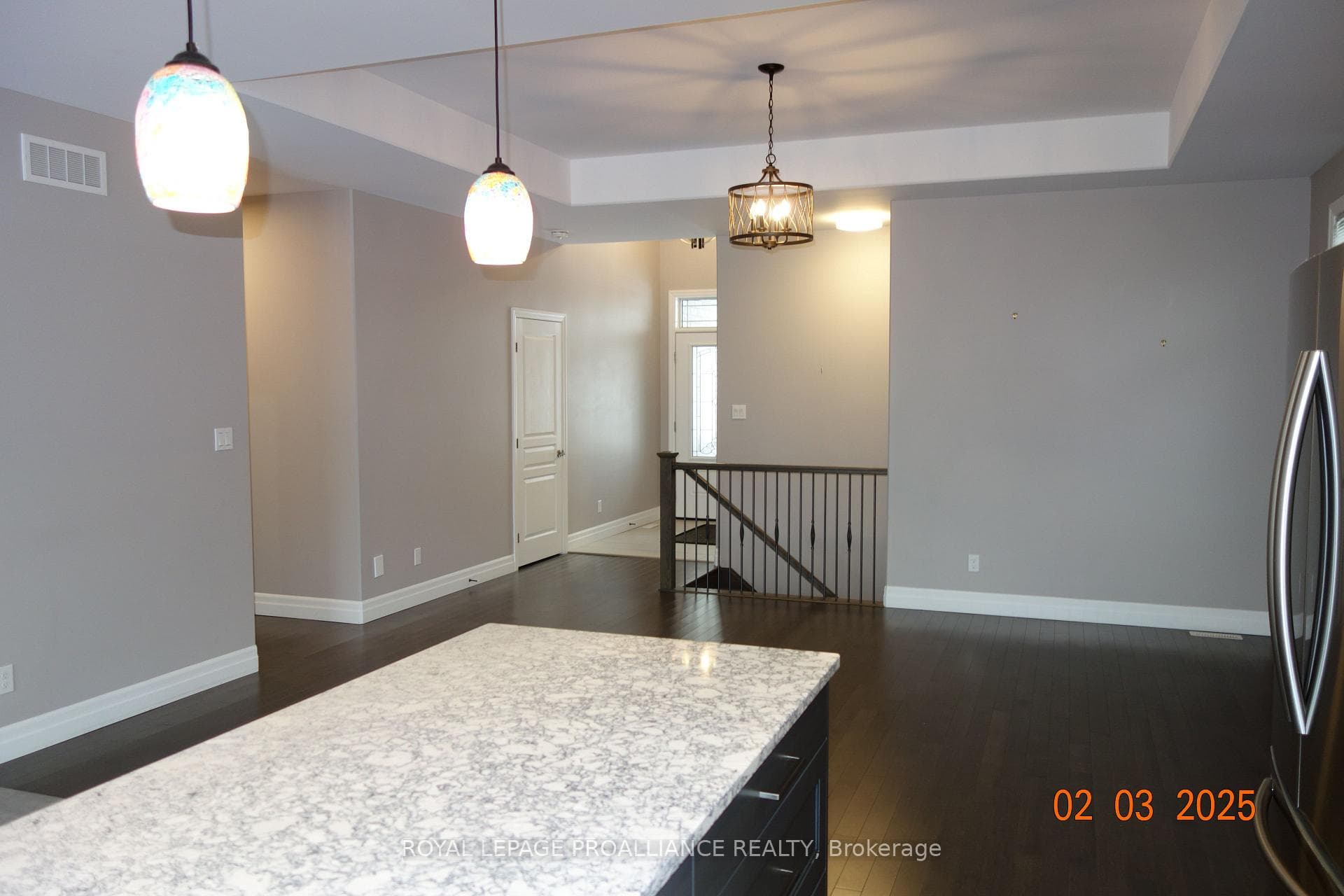 View of great room from kitchen area