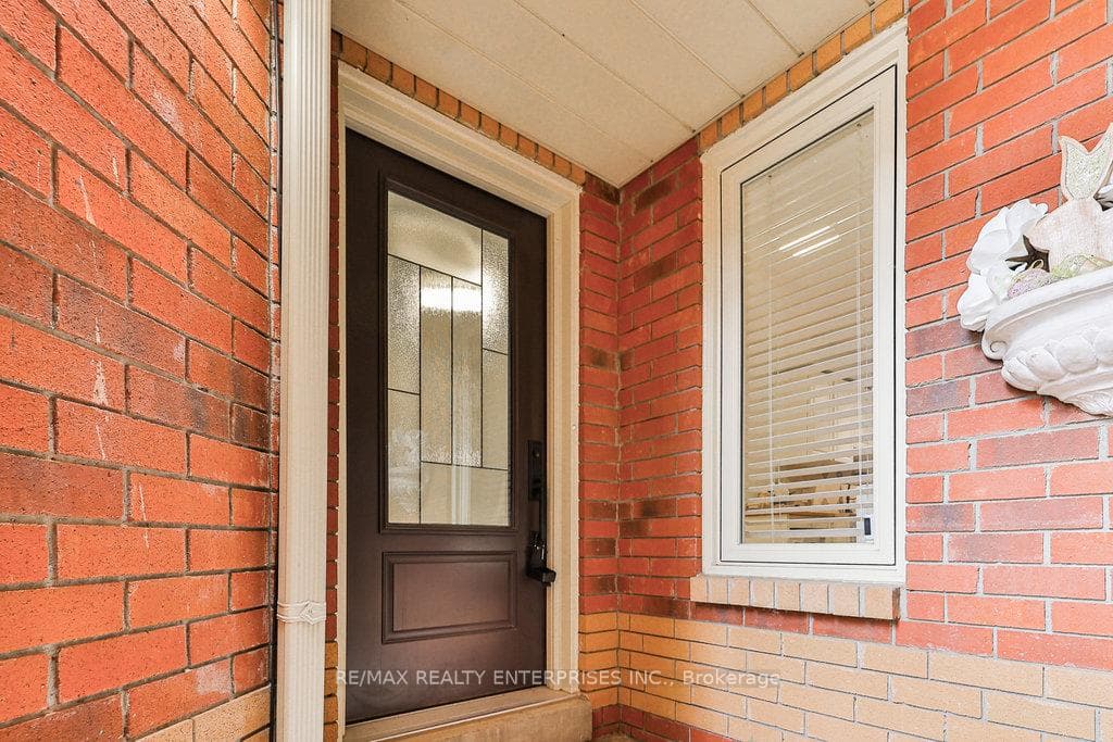 Covered Front Porch, 3/4 Glass Entry Door