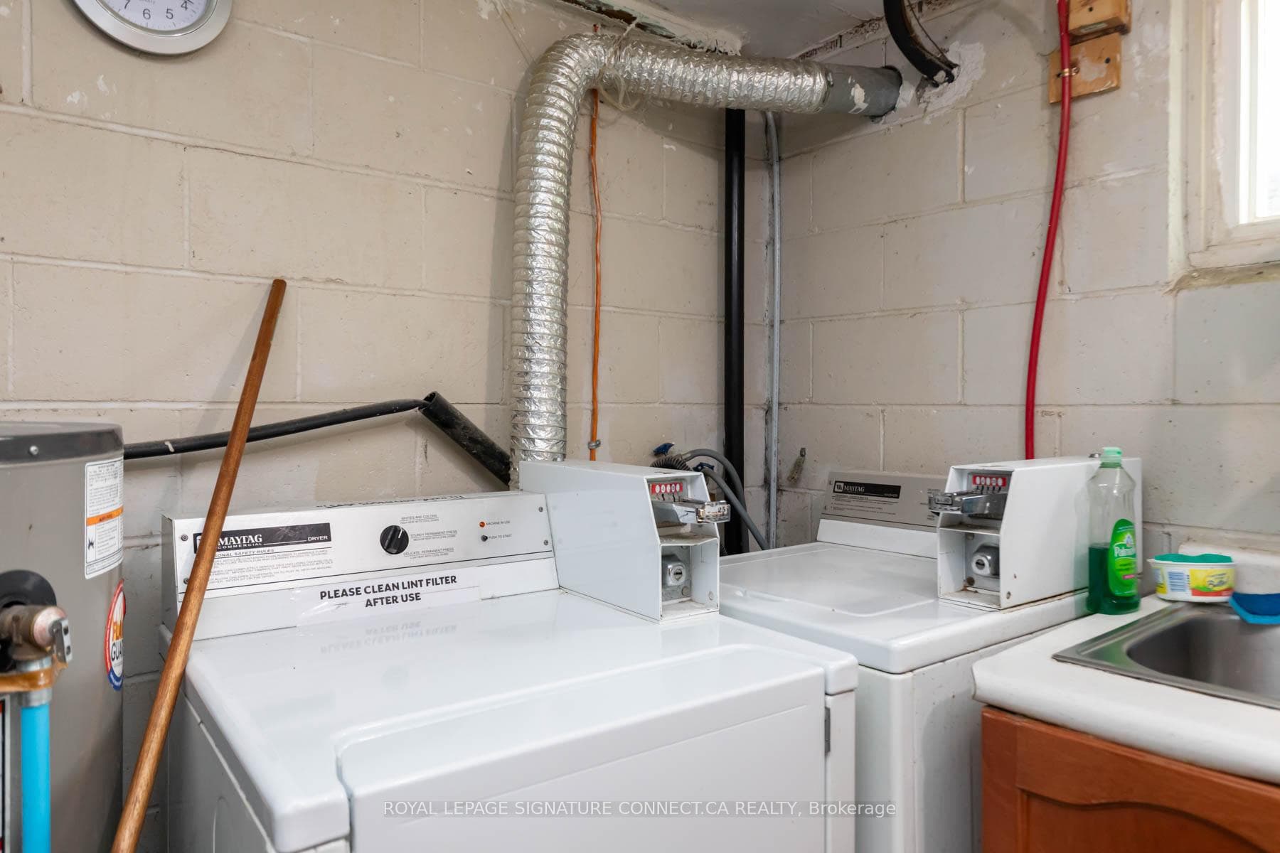 Shared coin laundry