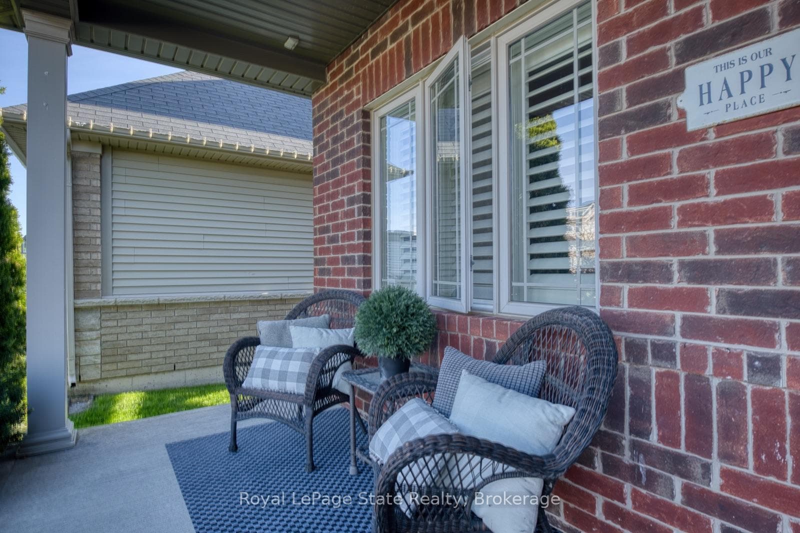 Covered front porch