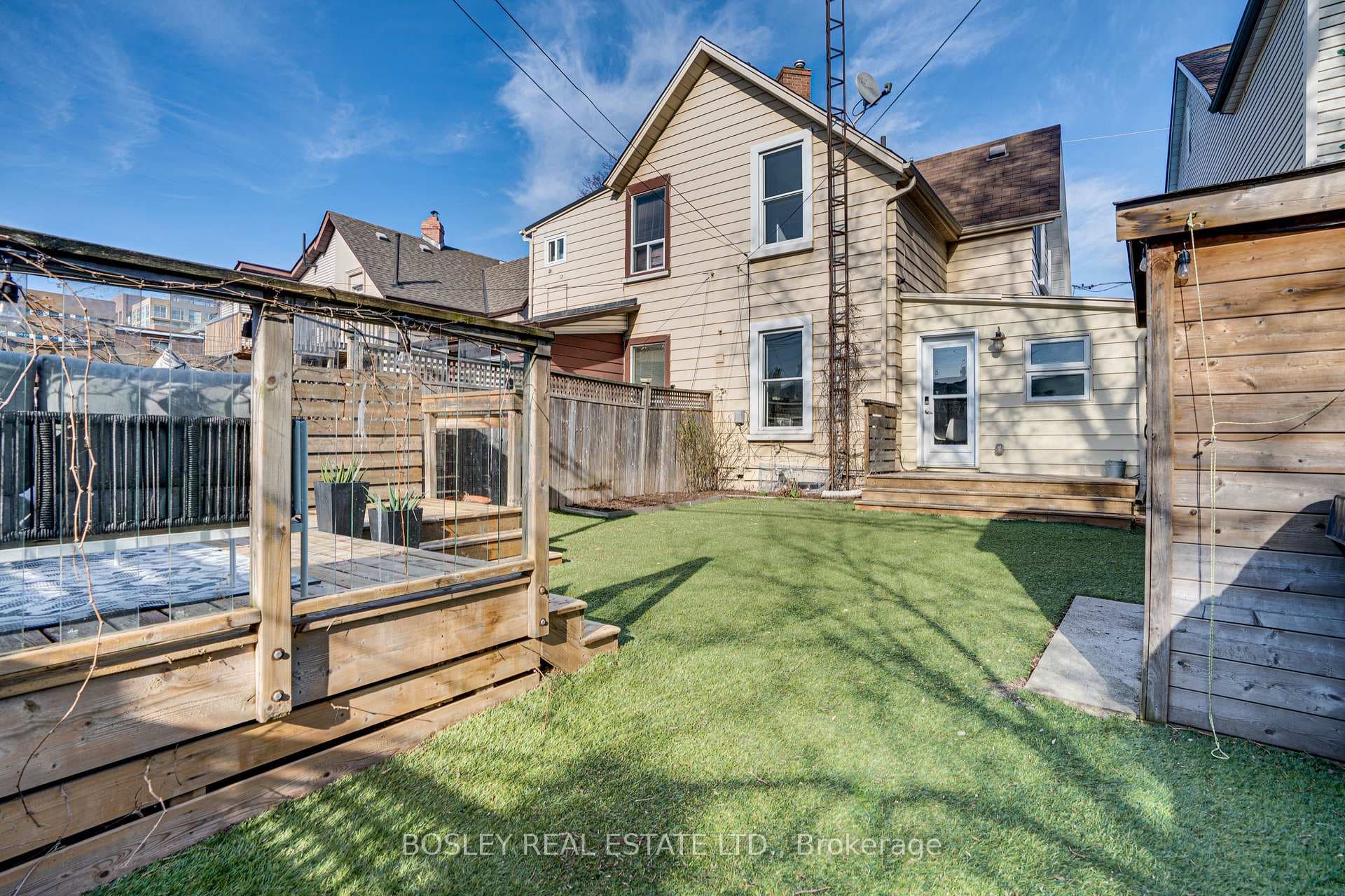 Large backyard