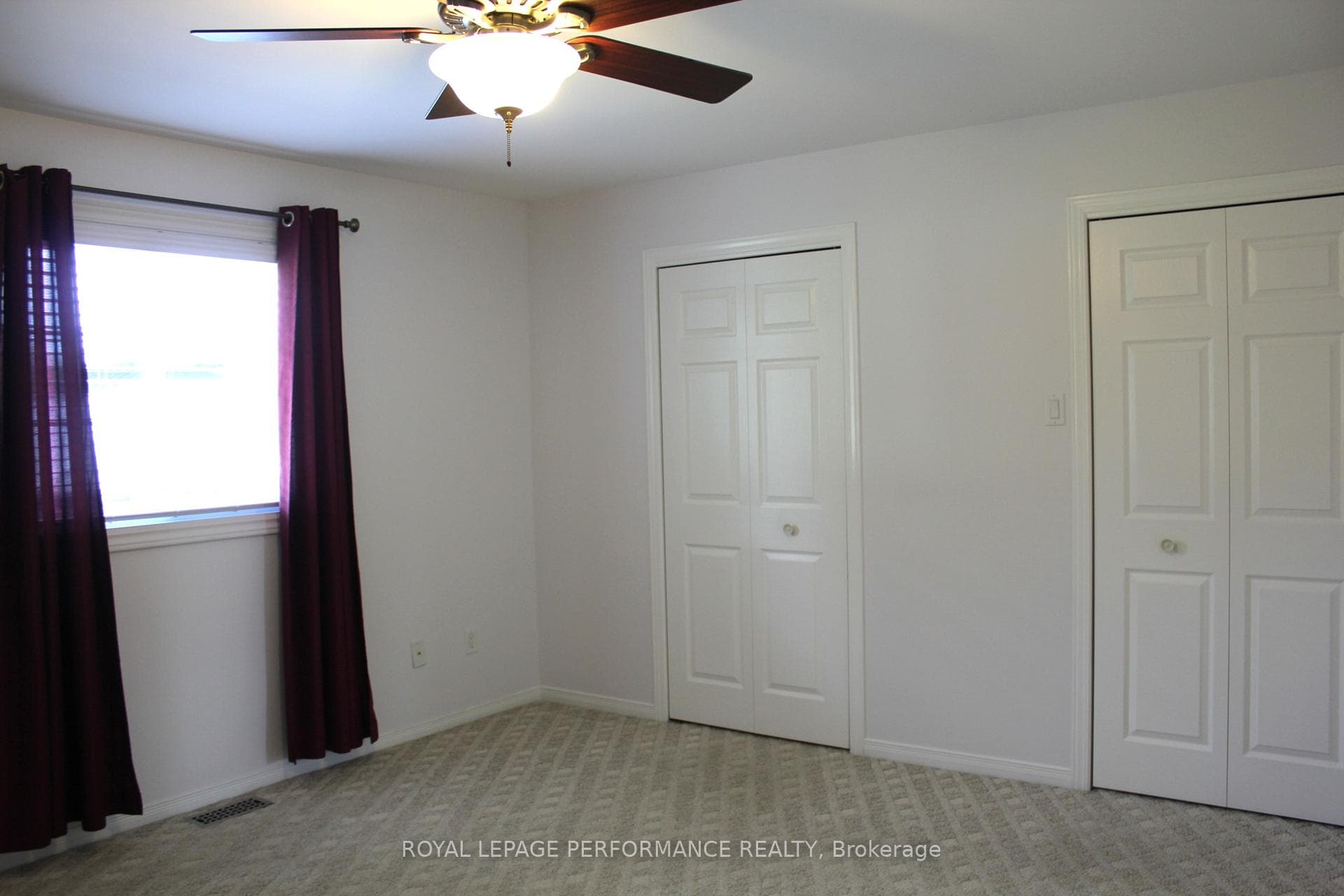 Large Primary bedroom with his and hers closets