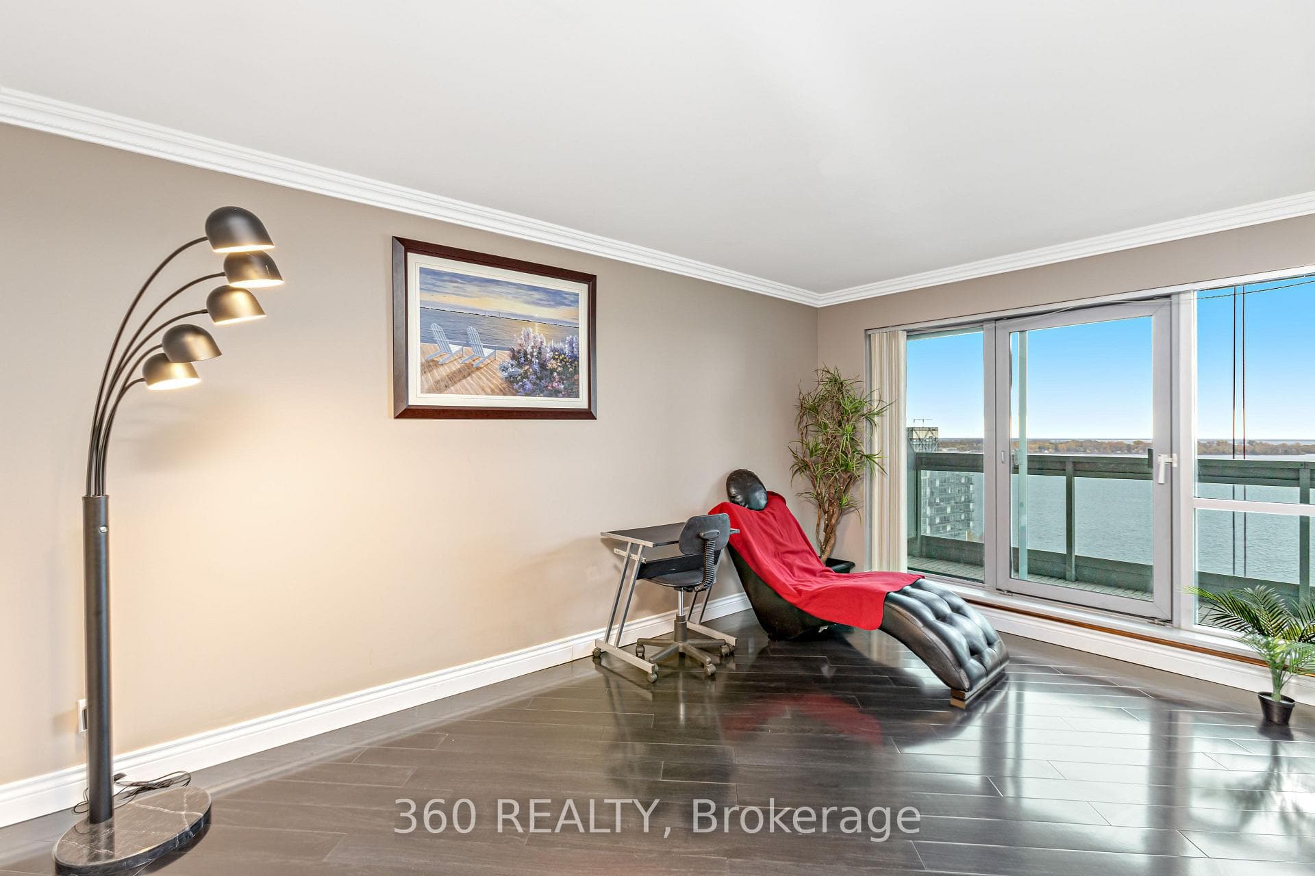 Lake view from Master bedroom
