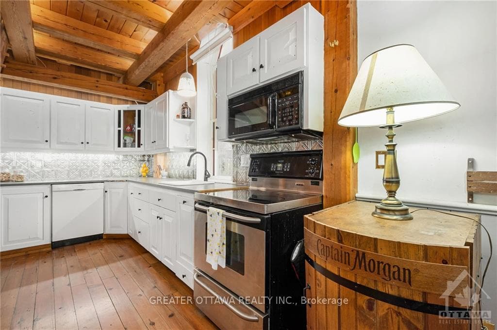 The kitchen seems like it’s in a separate room yet