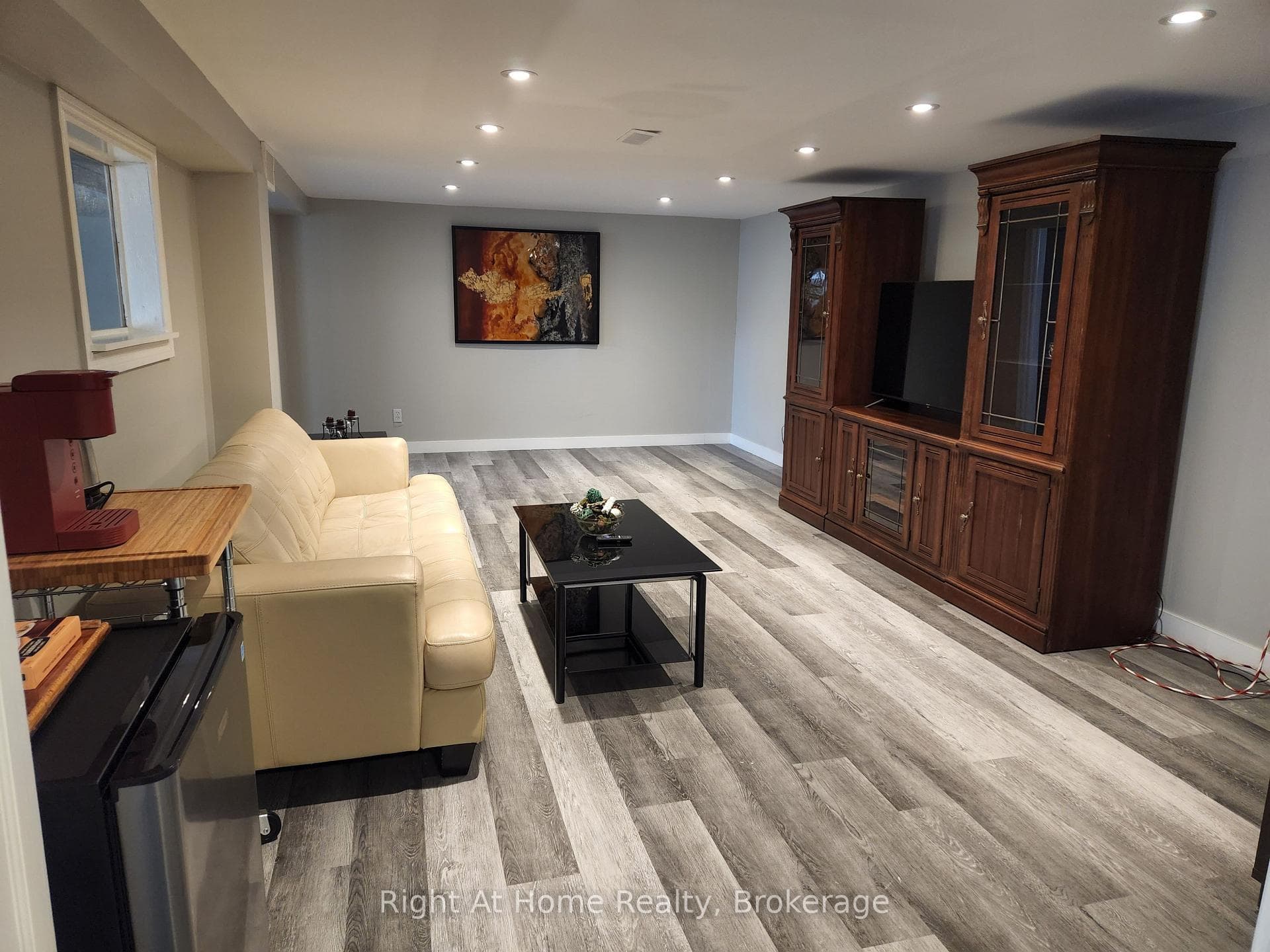 basement living room